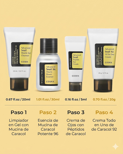 Kit COSRX All About Snail-Mucina de Caracol (2x1)