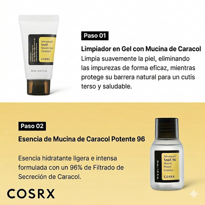 Kit COSRX All About Snail-Mucina de Caracol (2x1)
