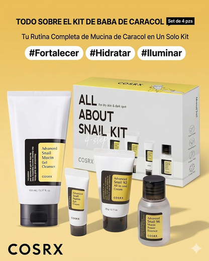 Kit COSRX All About Snail-Mucina de Caracol (2x1)